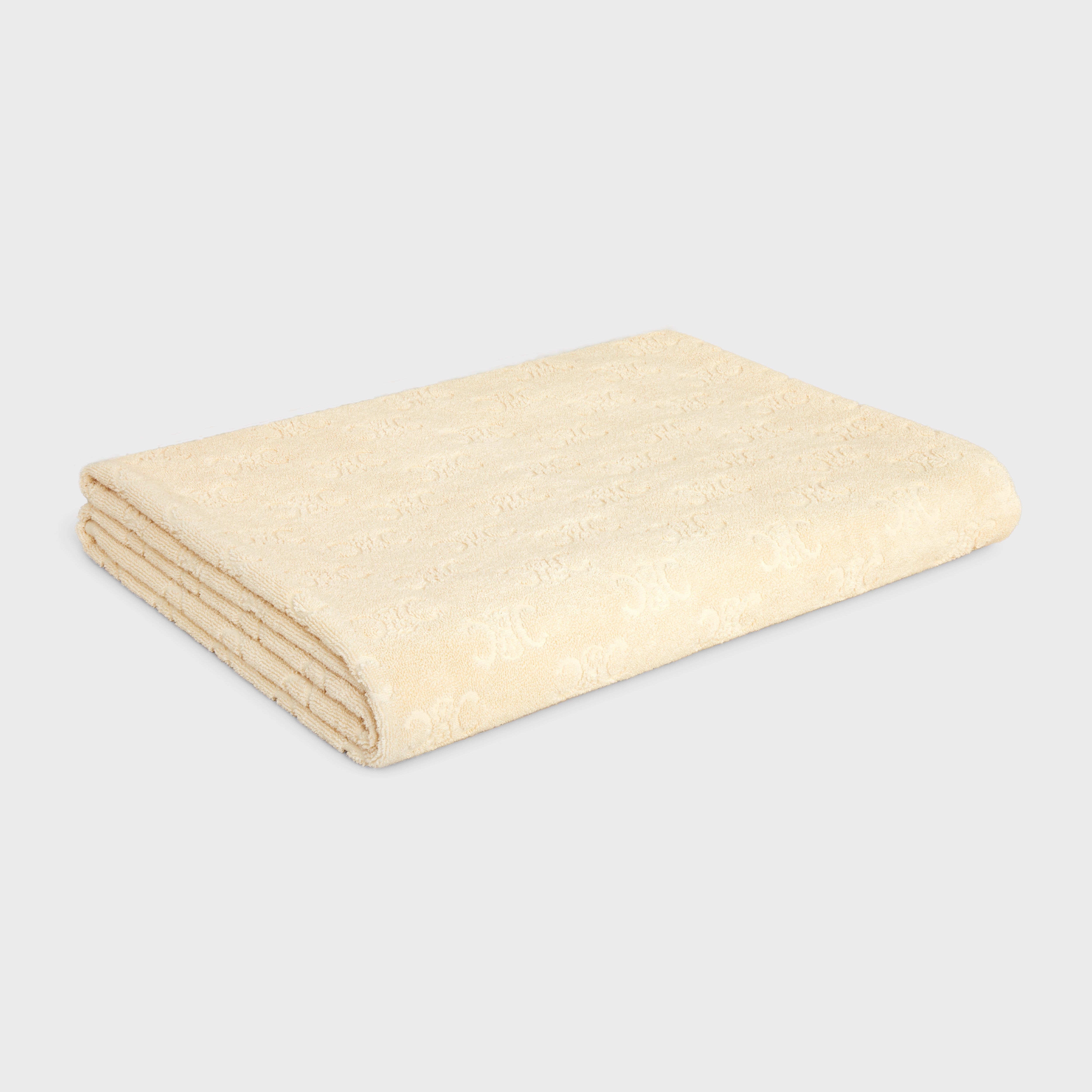 beach towel in monogram terry cotton - 3