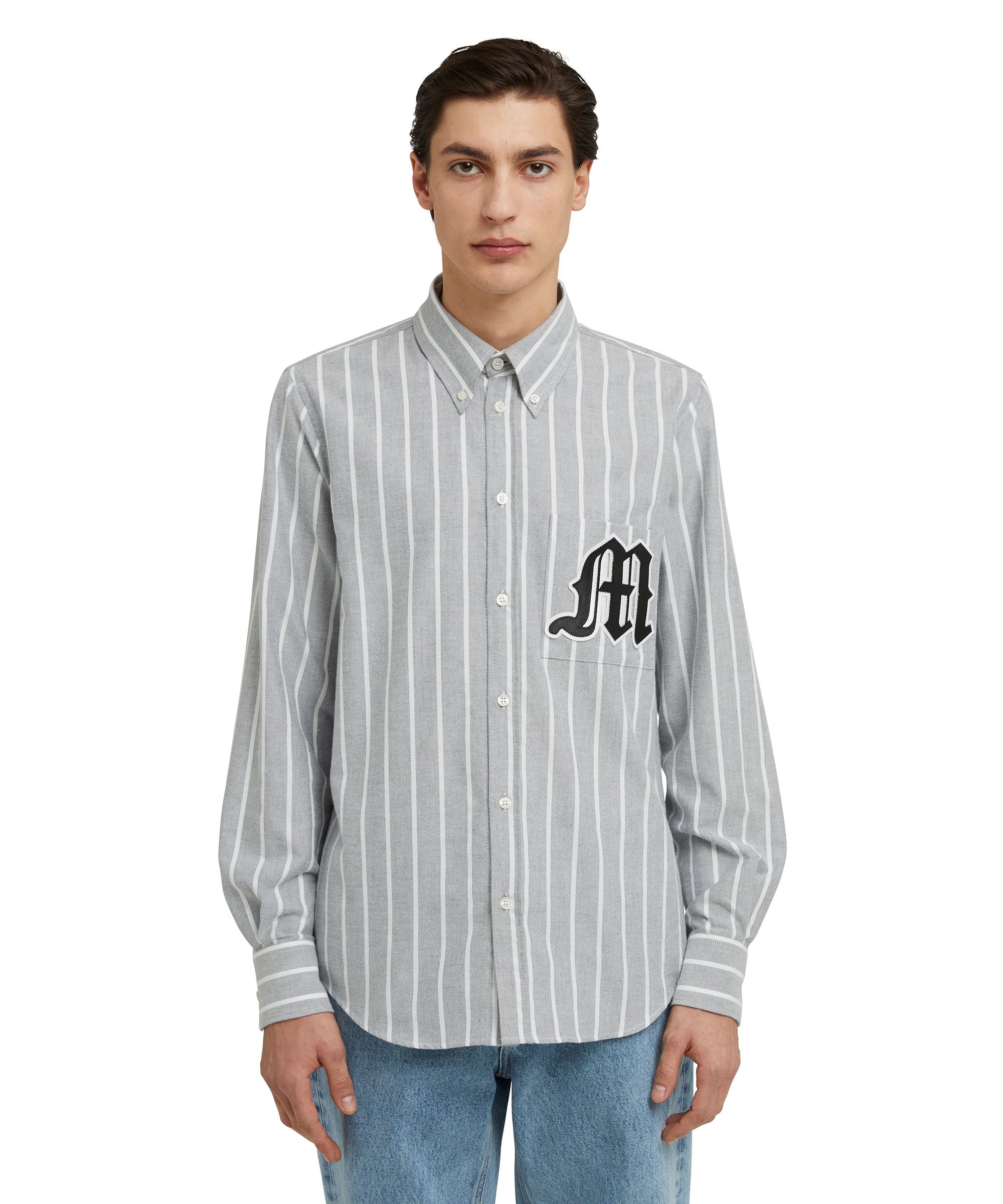 Striped organic cotton Oxford shirt - 2