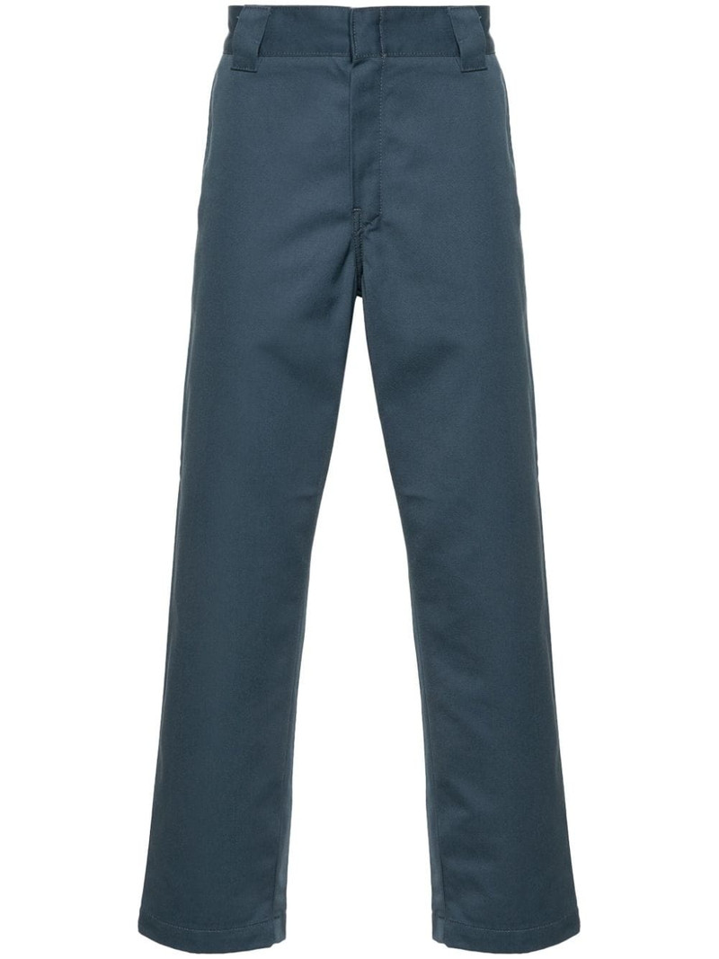 mid-rise slim-cut trousers 1