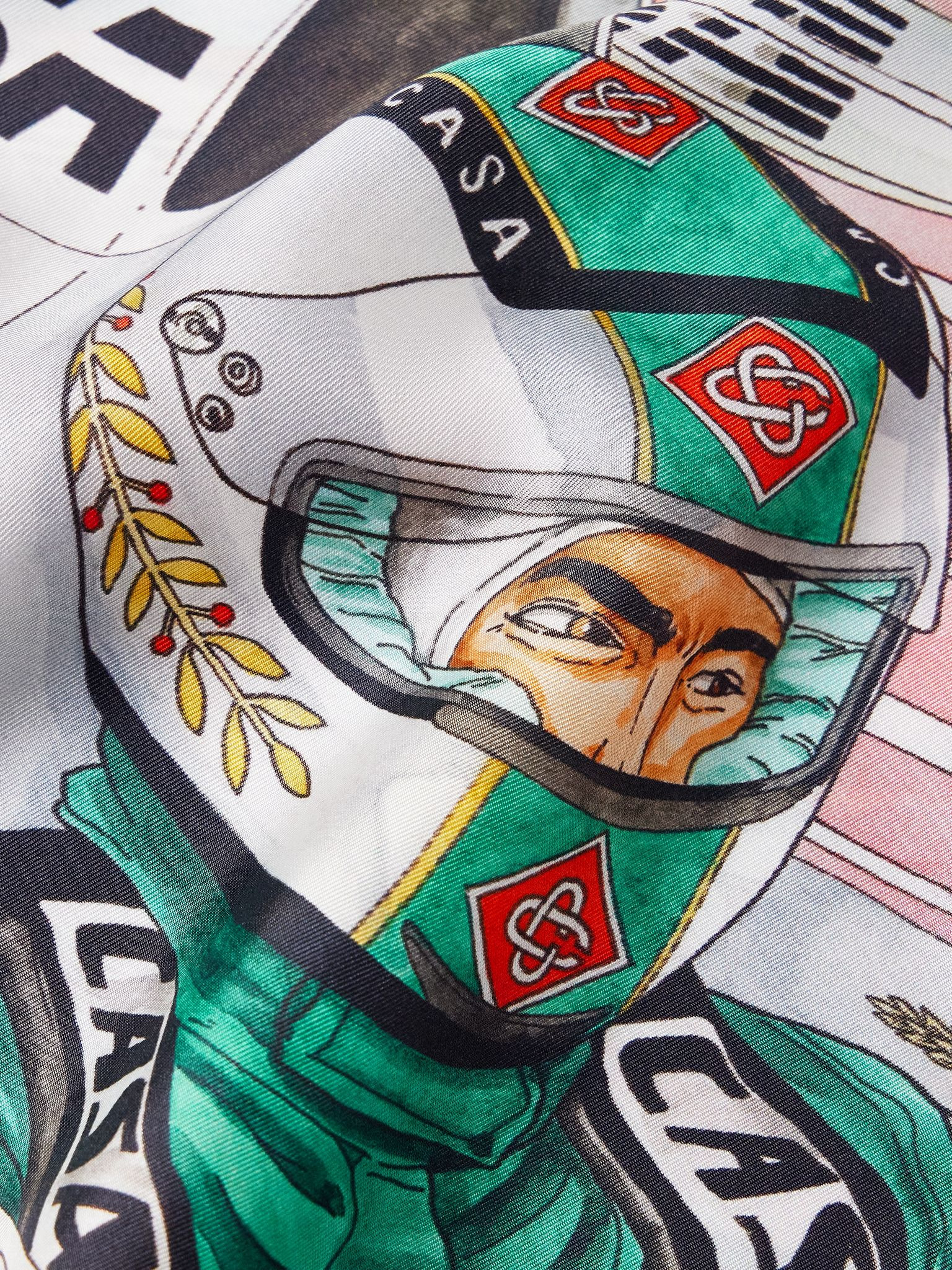 The Art of Racing Printed Silk-Twill Shirt Multi - 4