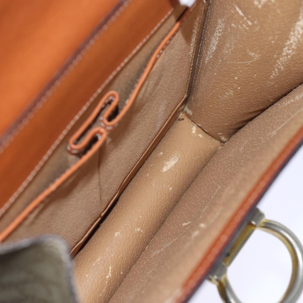 CELINE Macadam Canvas Hand Bag Beige - 11