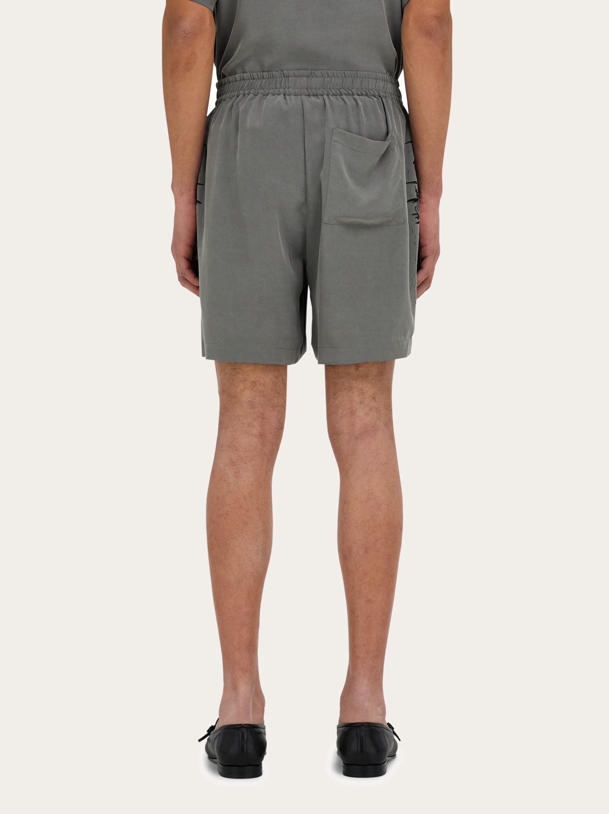 Back to Earth - Tuscany print bermuda short - 4