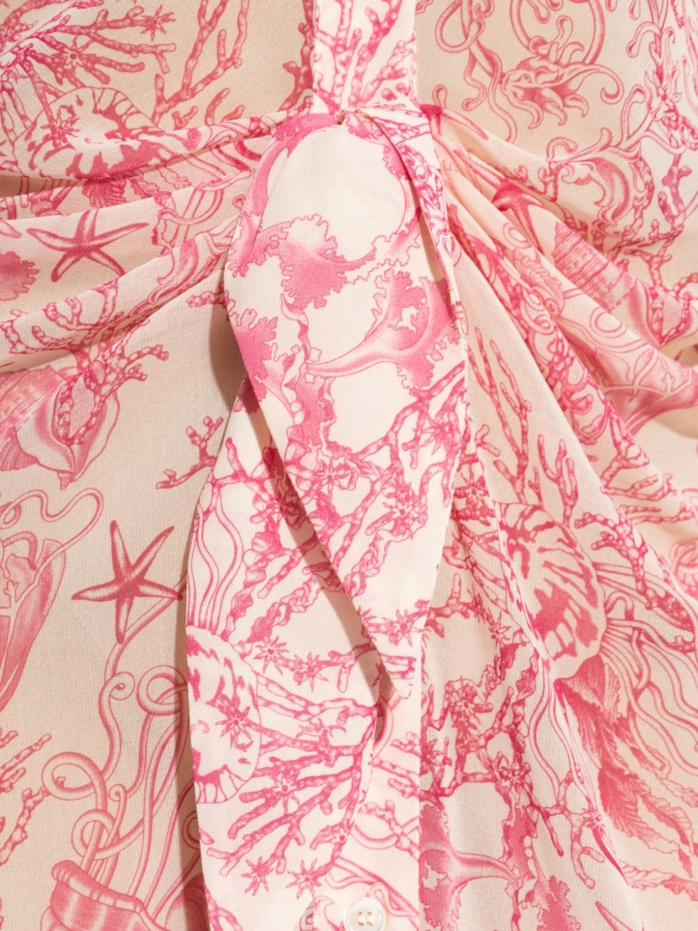 Barocco-print maxi dress - 5