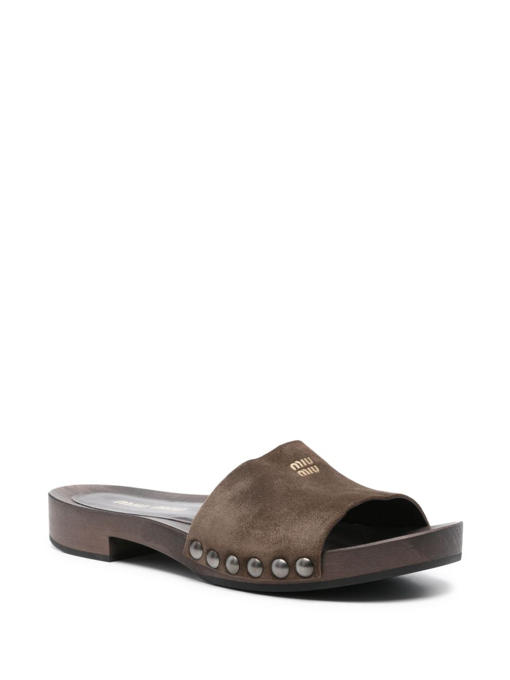 Miu Miu Women Suede Leather Sandals - 4