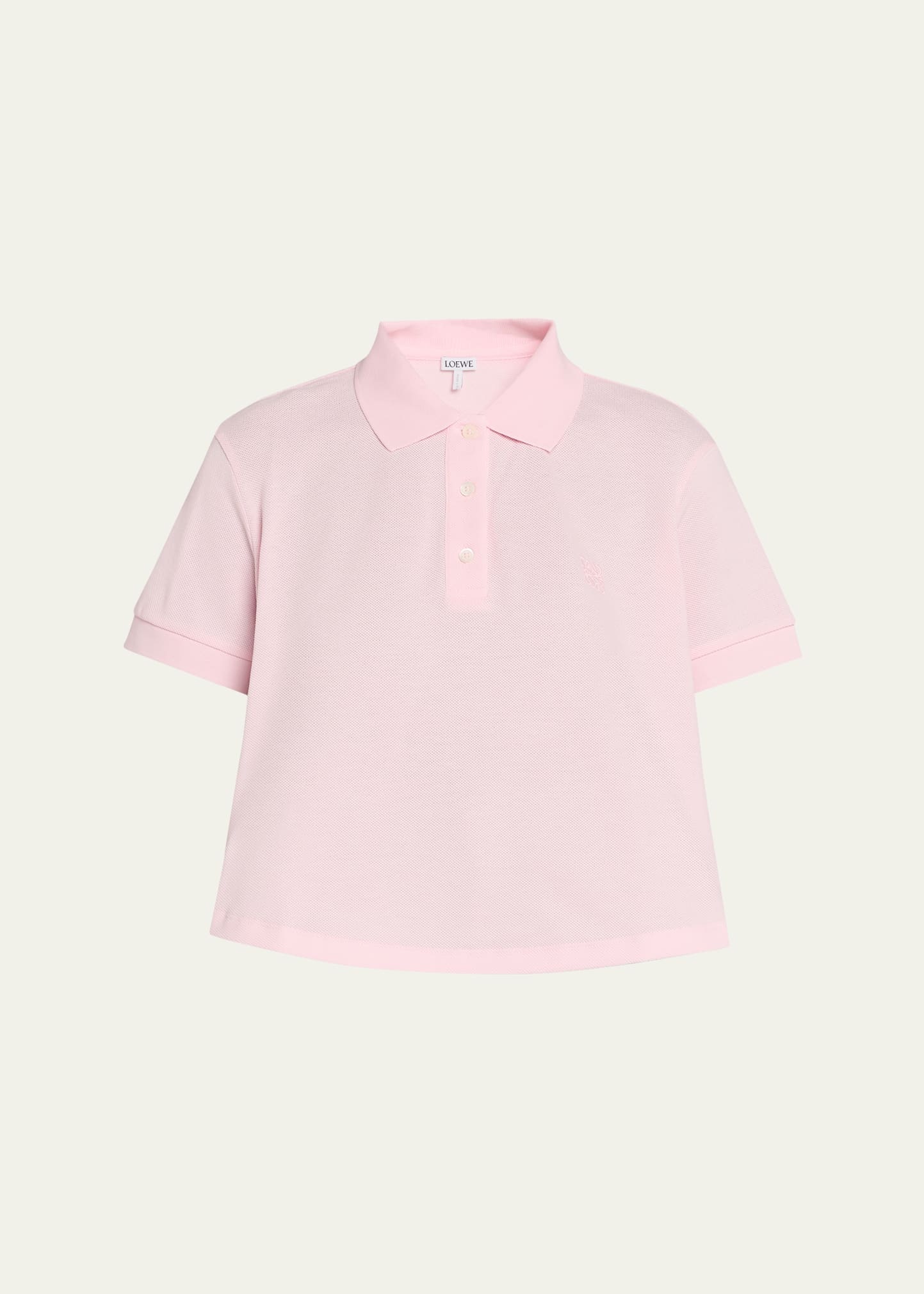 Short-Sleeve Trapeze Polo Top - 1