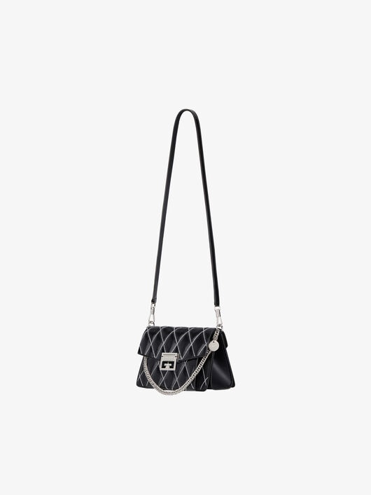 SMALL GV3 BAG IN DIAMOND QUILTED LEATHER - 1