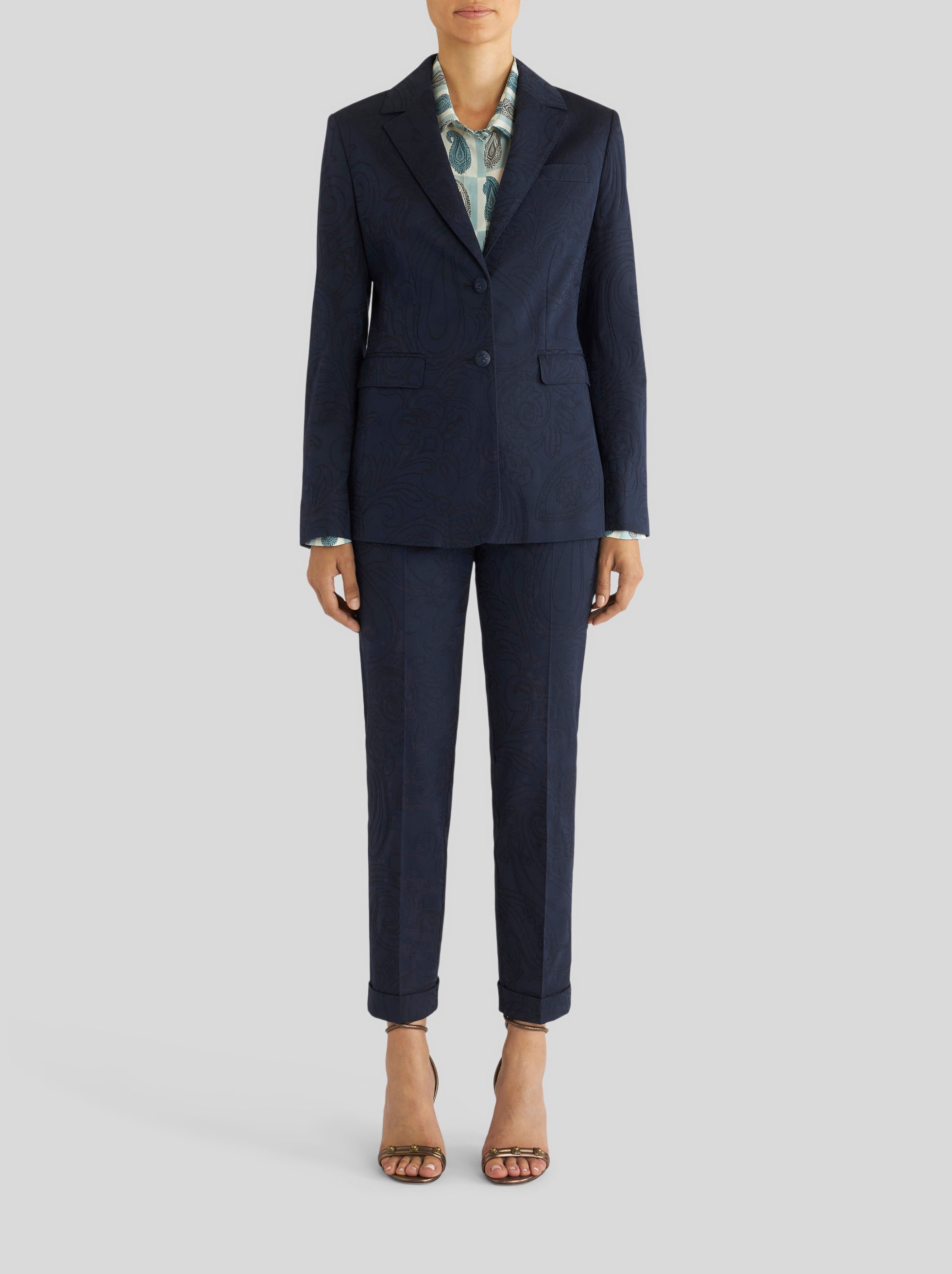 TAILORED PAISLEY JACQUARD JACKET - 3