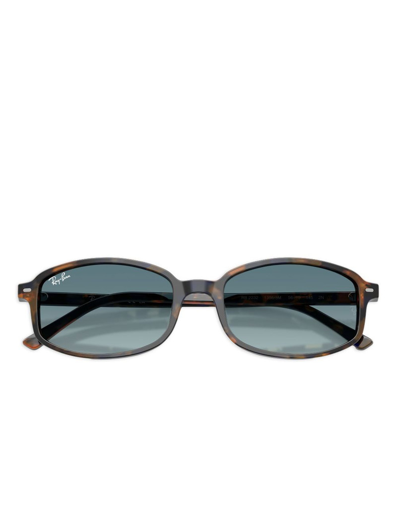 tortoiseshell rectangle sunglasses 5