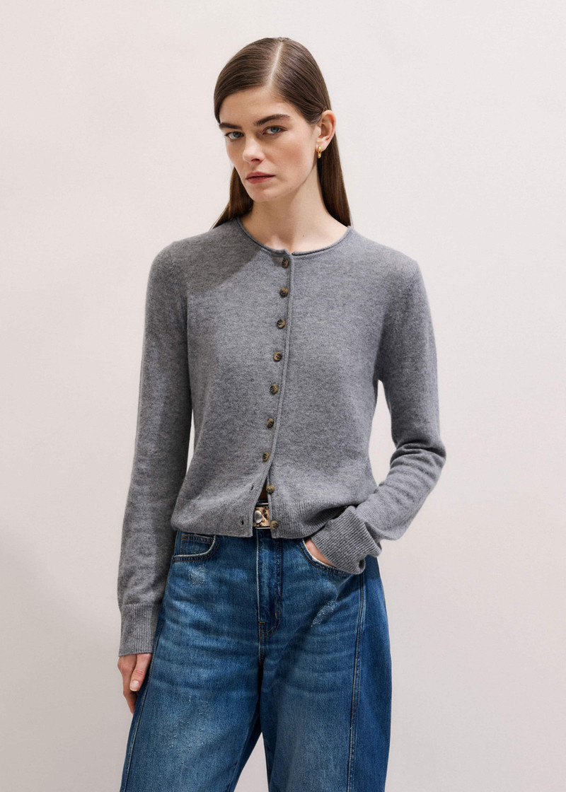 Roll Trim Cardigan 6