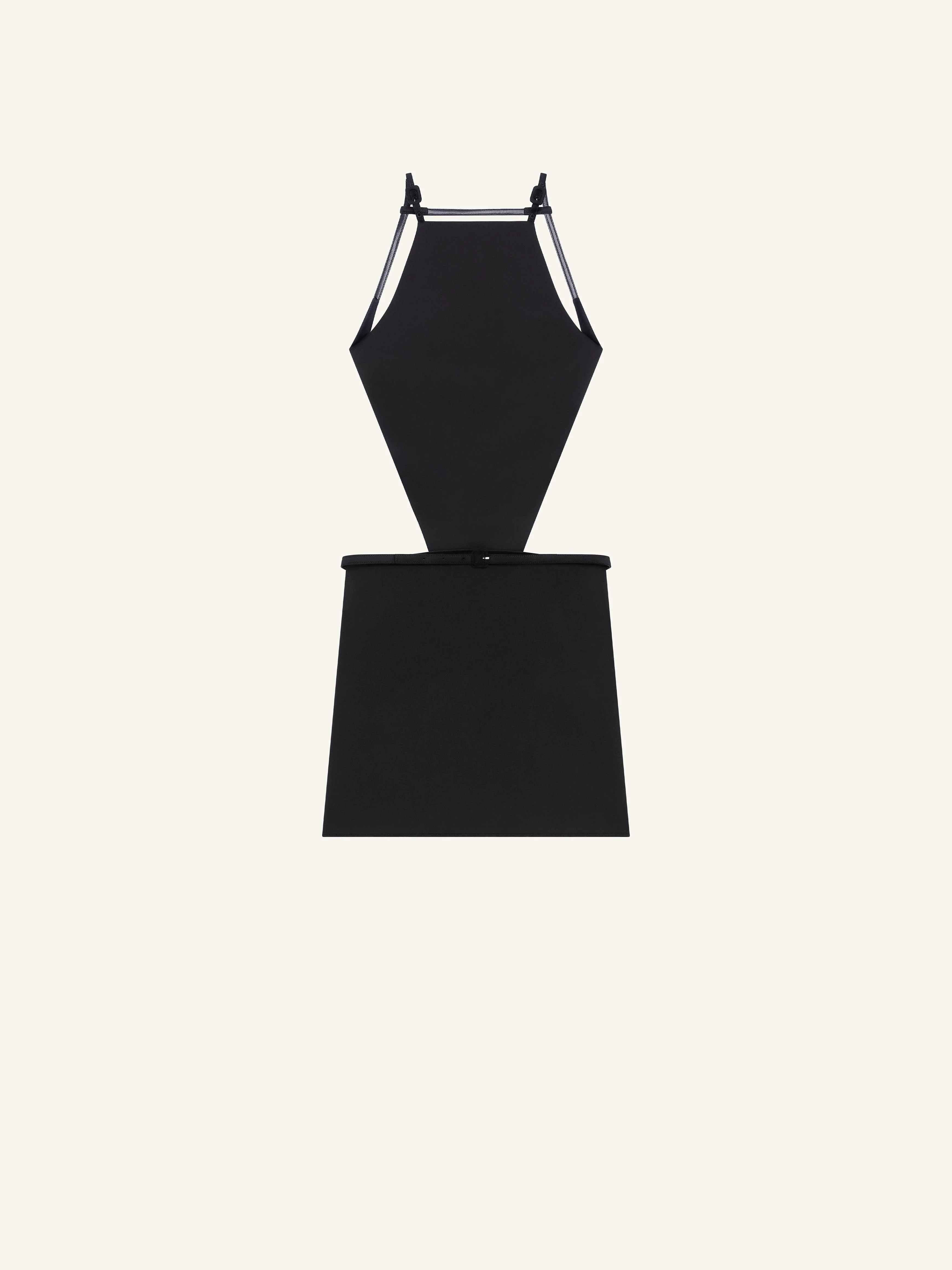 V-LINE CUT OUT DRESS - 1