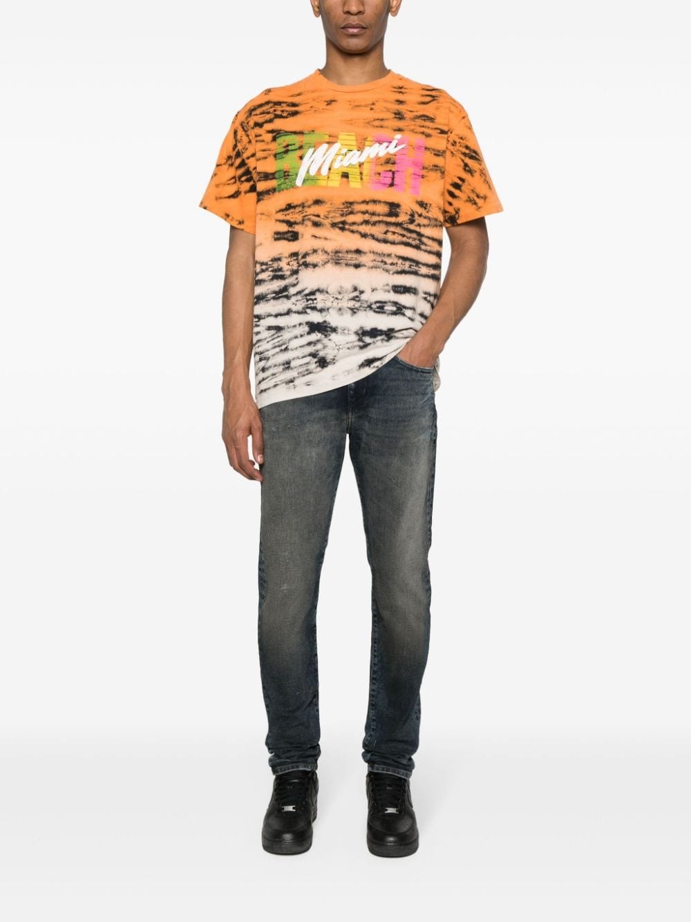 Miami Beach tiger-print T-shirt - 2