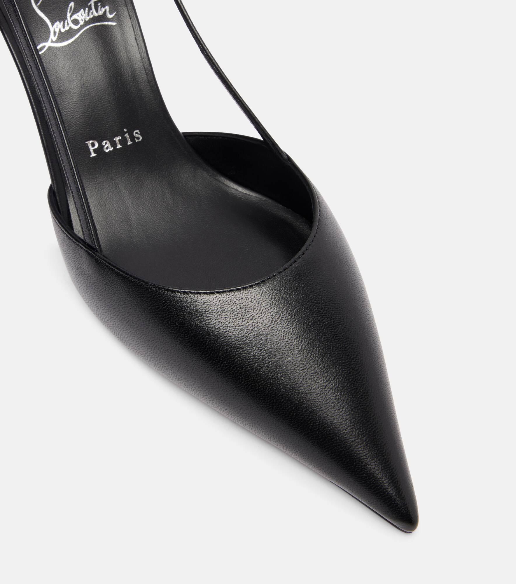 Miss Z Sling 60 leather slingback pumps - 5