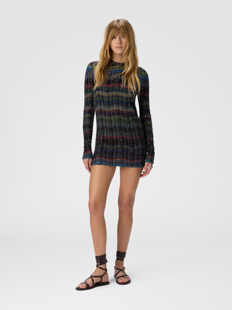 Missoni Crew neck sweater with wave pattern outlook