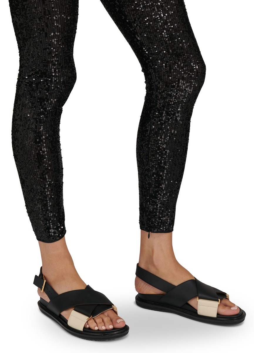 All Over Sequins Logoed Leggings - 5