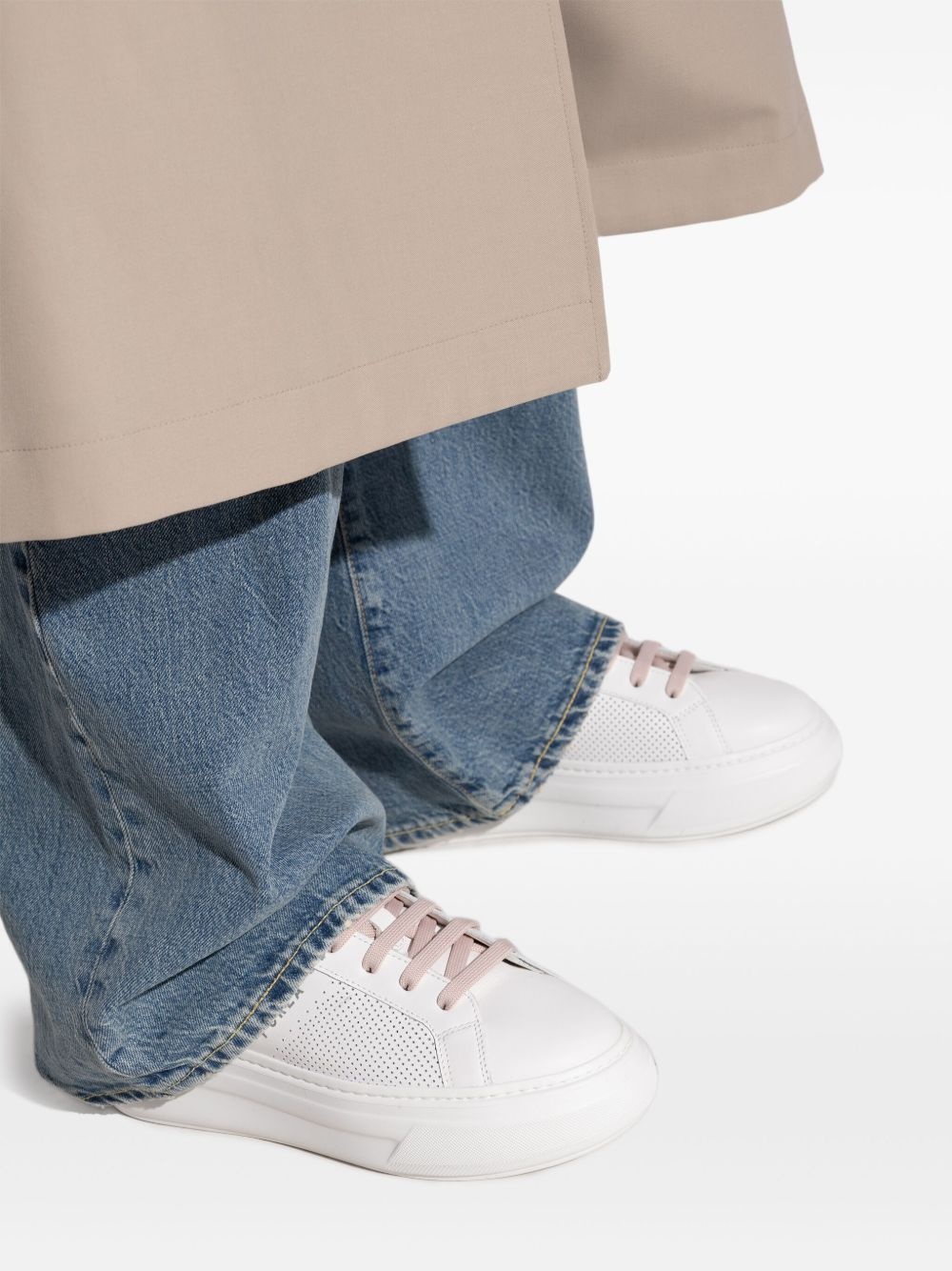 perforated sneakers - 6