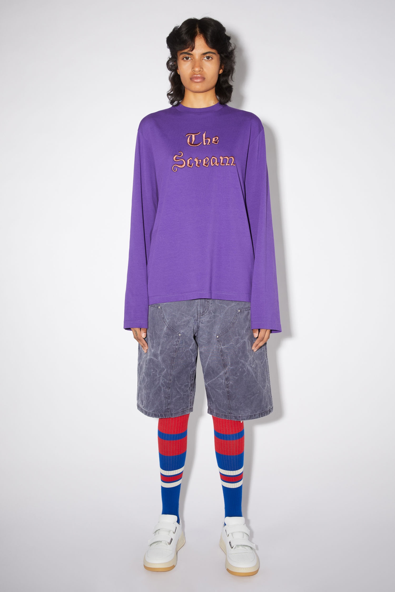 Striped socks - Sapphire blue/multi - 2