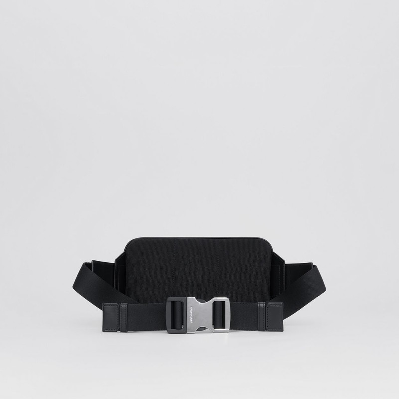 Embossed Check Leather Bum Bag 6