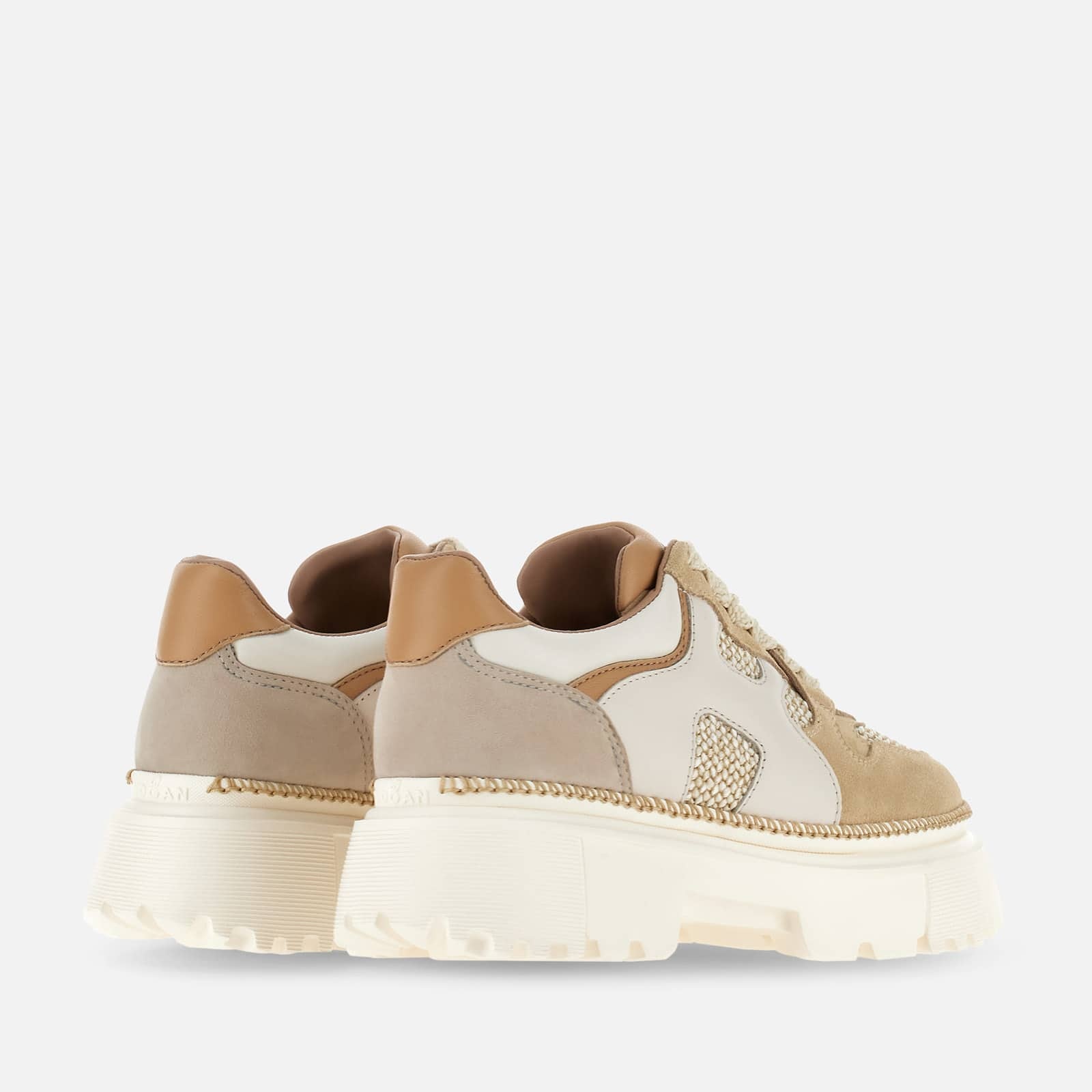 Lace-ups Hogan H619 Beige - 3