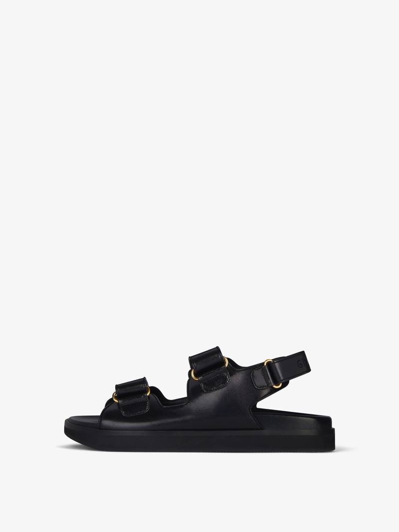 Givenchy 4G SANDALS IN LEATHER outlook
