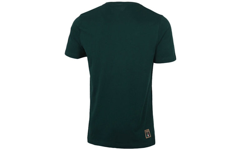 PUMA PUMA Large Printing Breathable Casual Round Neck Short Sleeve Green 757504-18 outlook