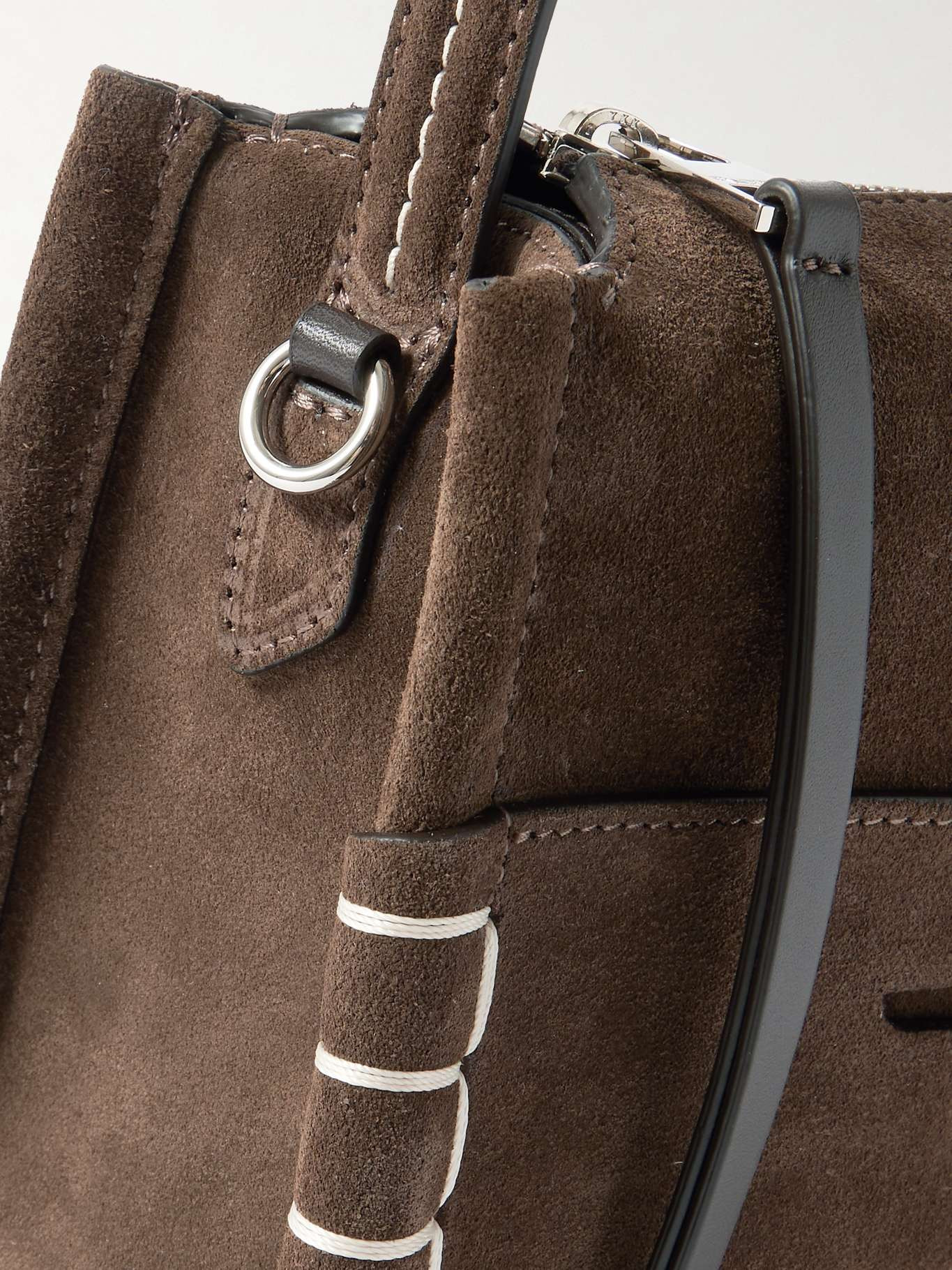 Loafer suede shoulder bag Brown - 4