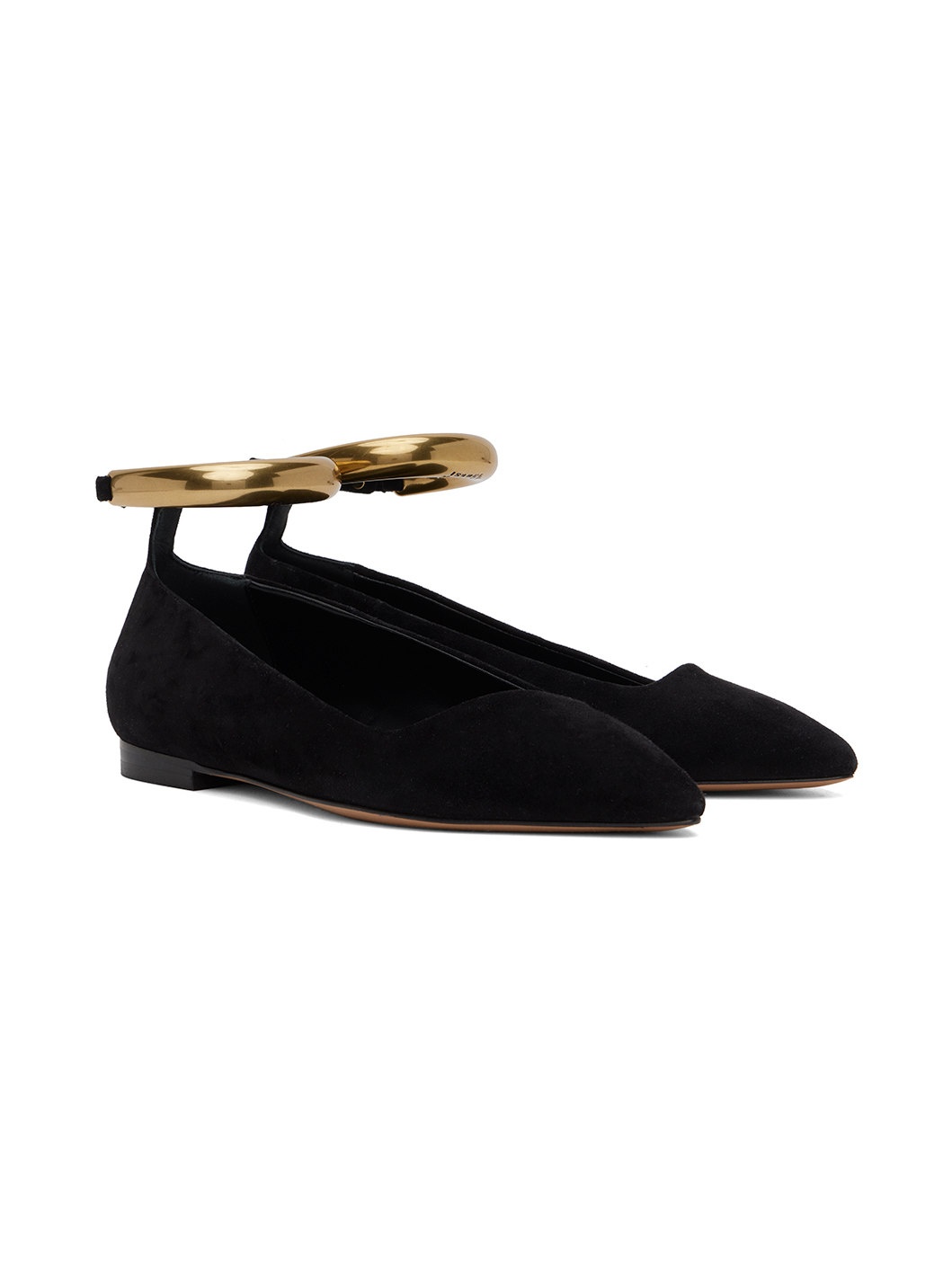 Black Leanor Ballerina Flats - 4
