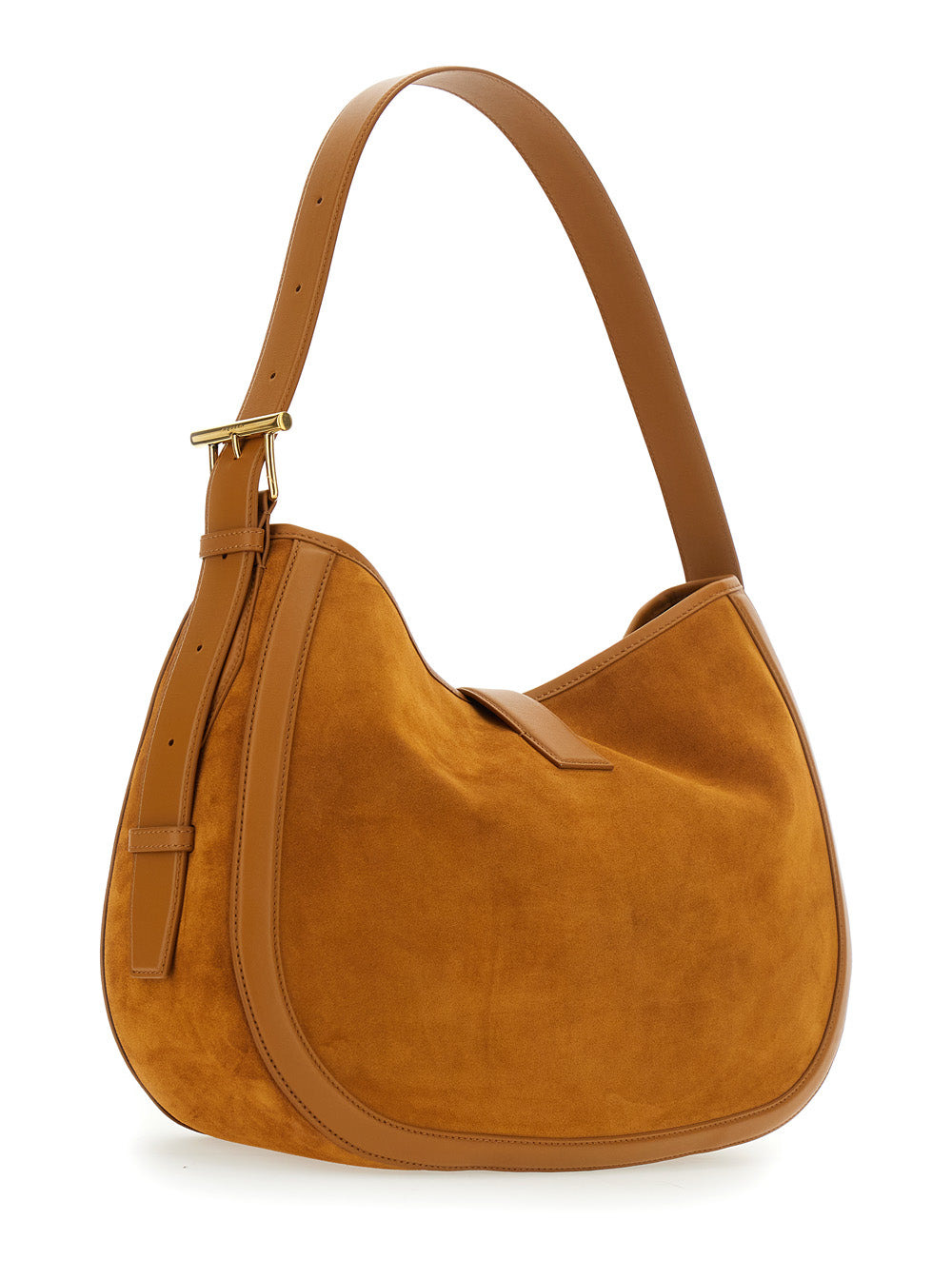 Alexander Mcqueen Women Brown Shoulder Bag With Adjustable Shoulder Strap And T Buckle Closure On Th - 3