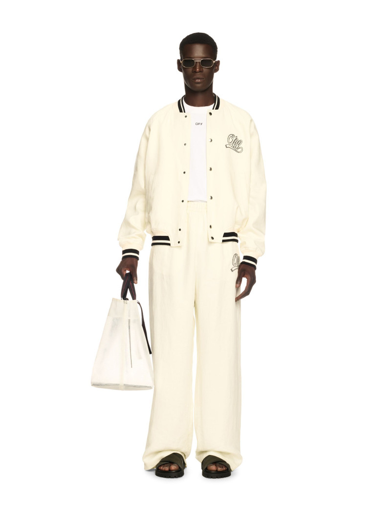 Off-White Ivory Linen Souvenir Jacket outlook