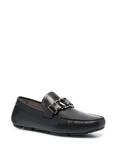 Salvatore Ferragamo logo-plaque loafers outlook