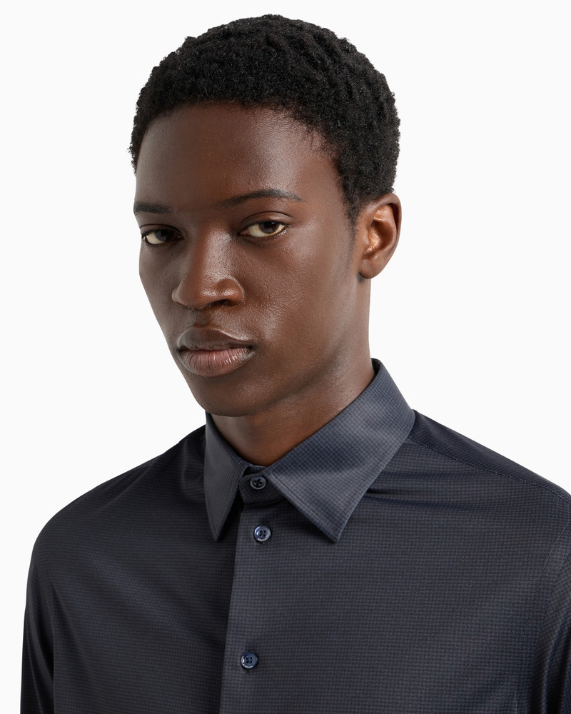 Printed stretch fabric shirt 5
