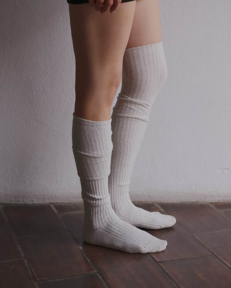 BASERANGE Overknee Socks
                  - Organic Cotton Rib outlook