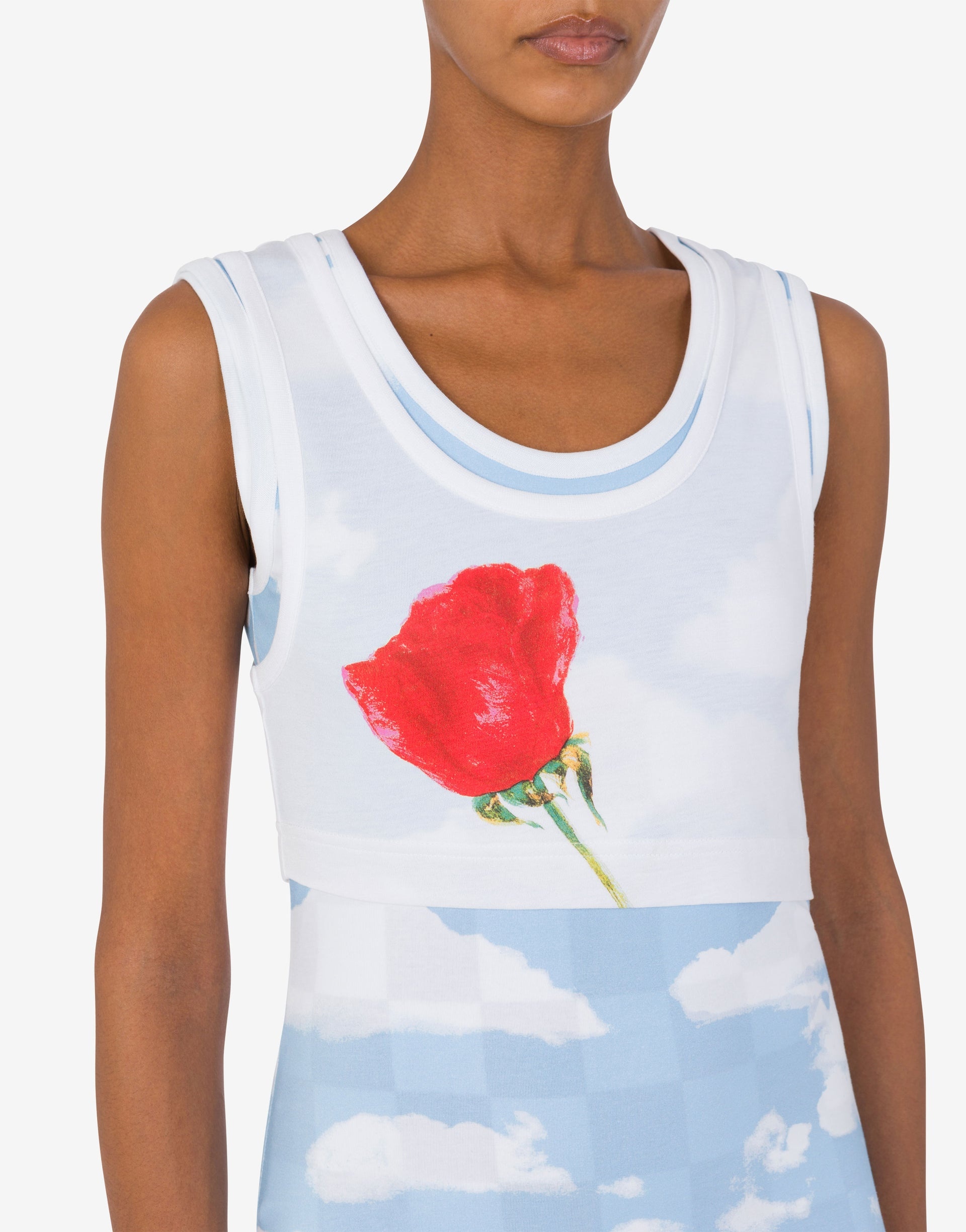 LIGHTWEIGHT JERSEY DRESS WITH PRINT - 3