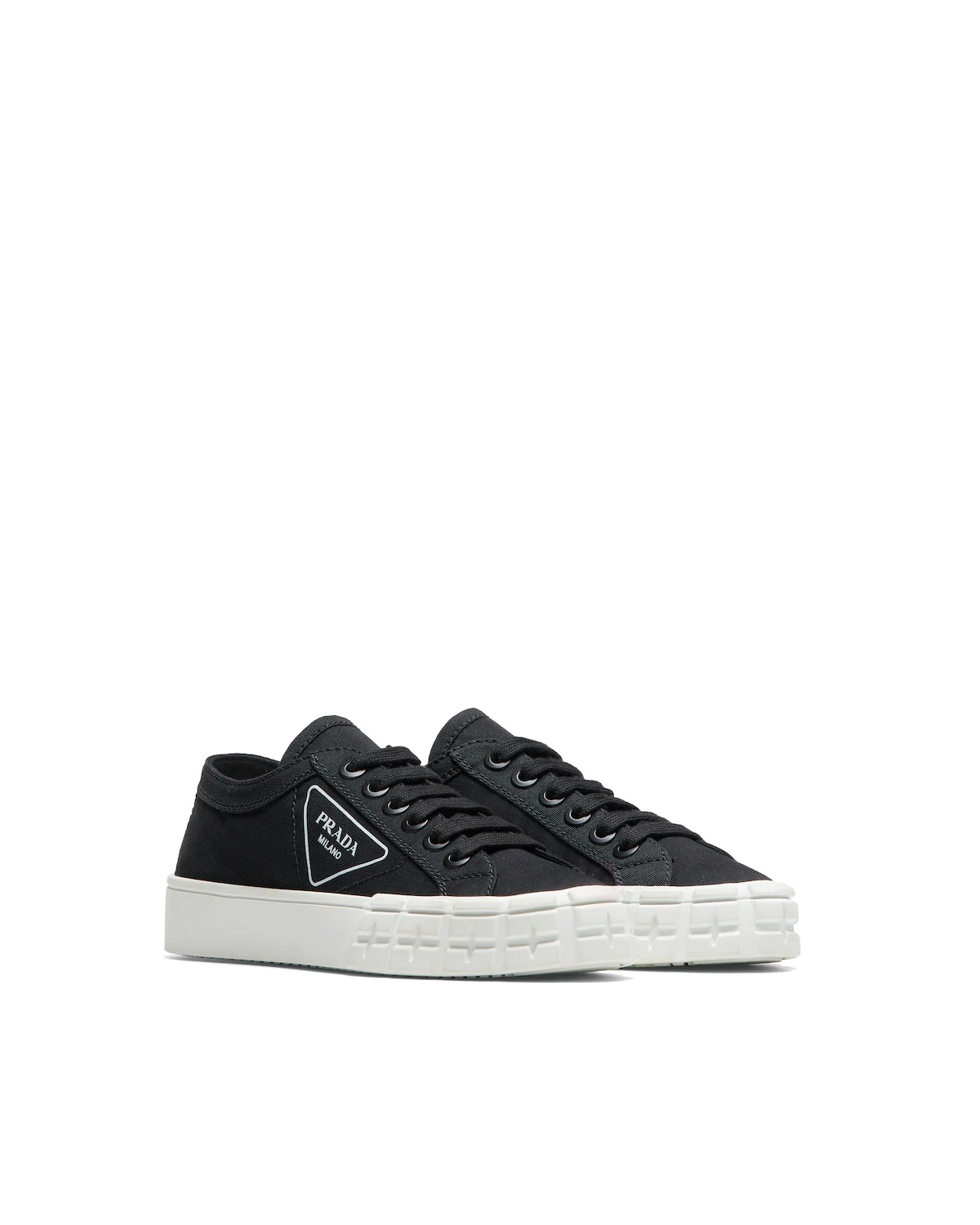 Gabardine fabric sneakers - 1