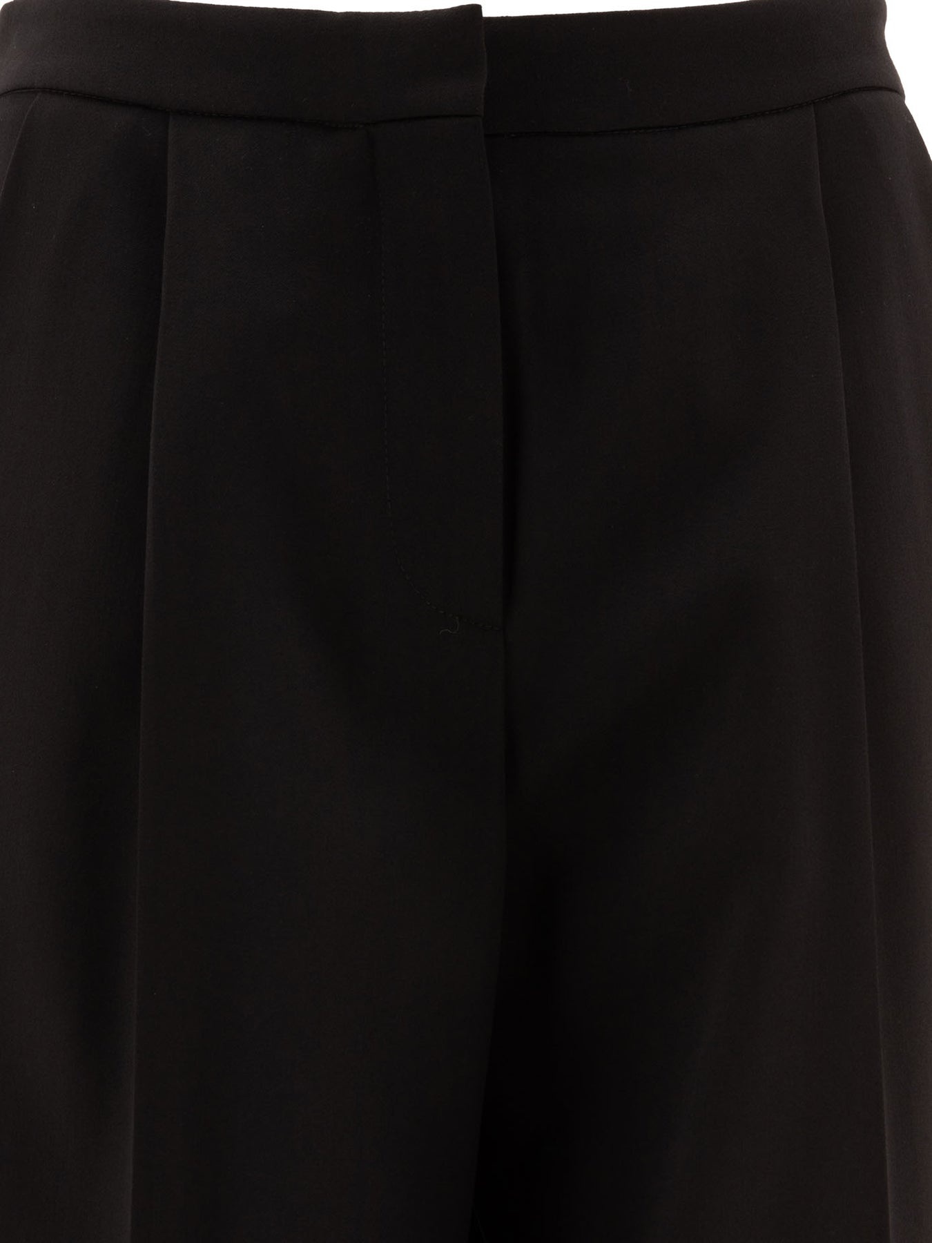 パンツ Givenchy Wool pleated trouses Black Givenchy Wool Pleated Trouses Trousers Black | wananluxury