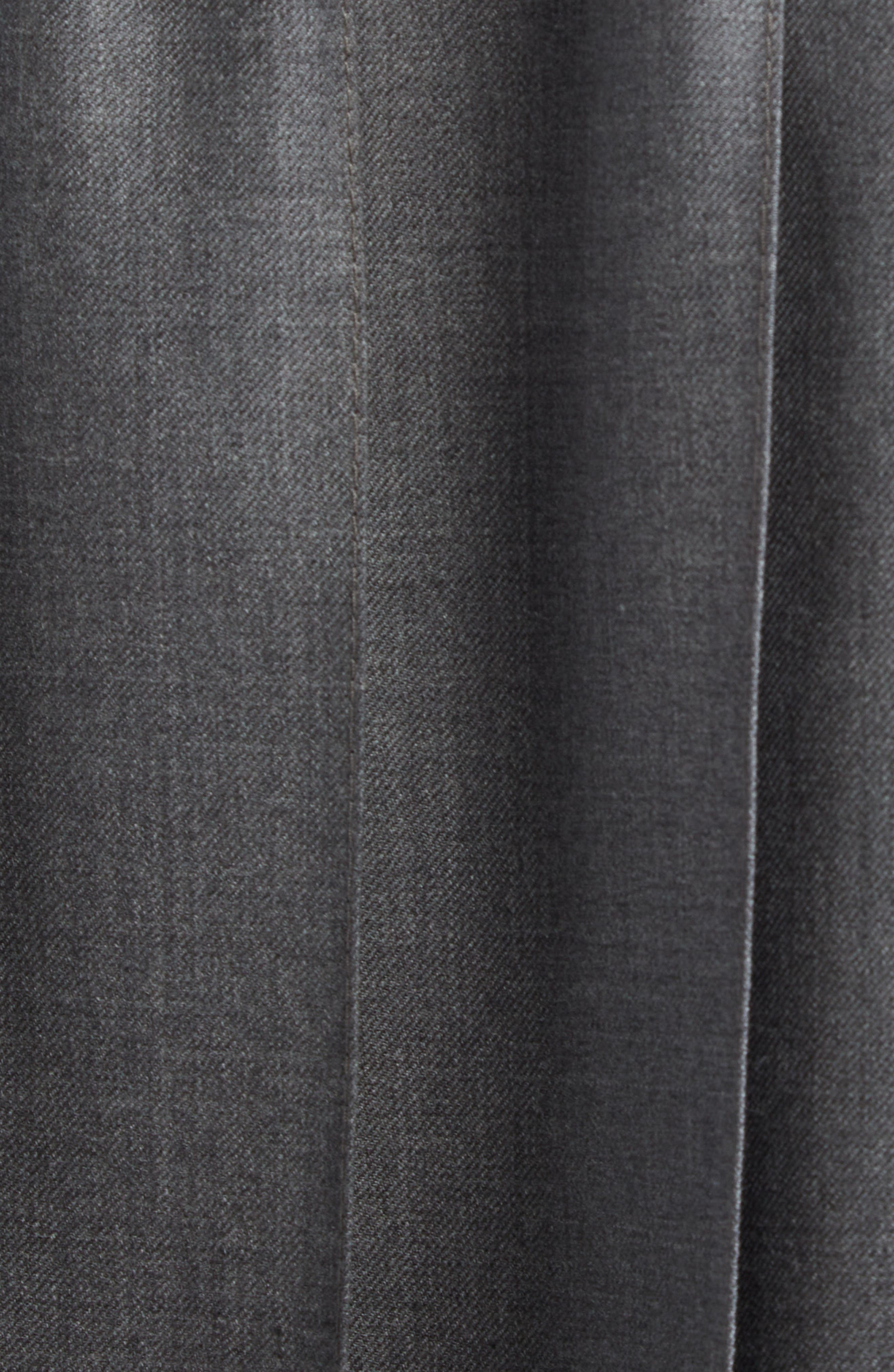 Thom Browne Drop Back Pleated Wool Miniskirt in Medium Grey at Nordstrom - 7