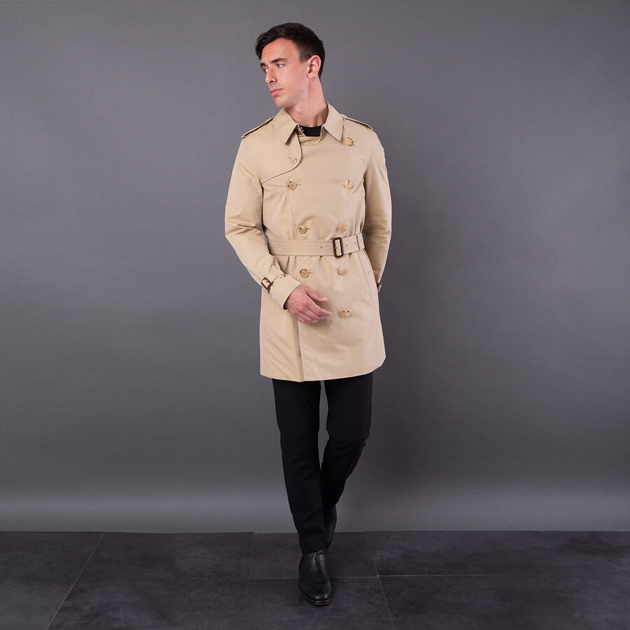 Burberry Wimbledon Short Gabardine Trench Coat - 3