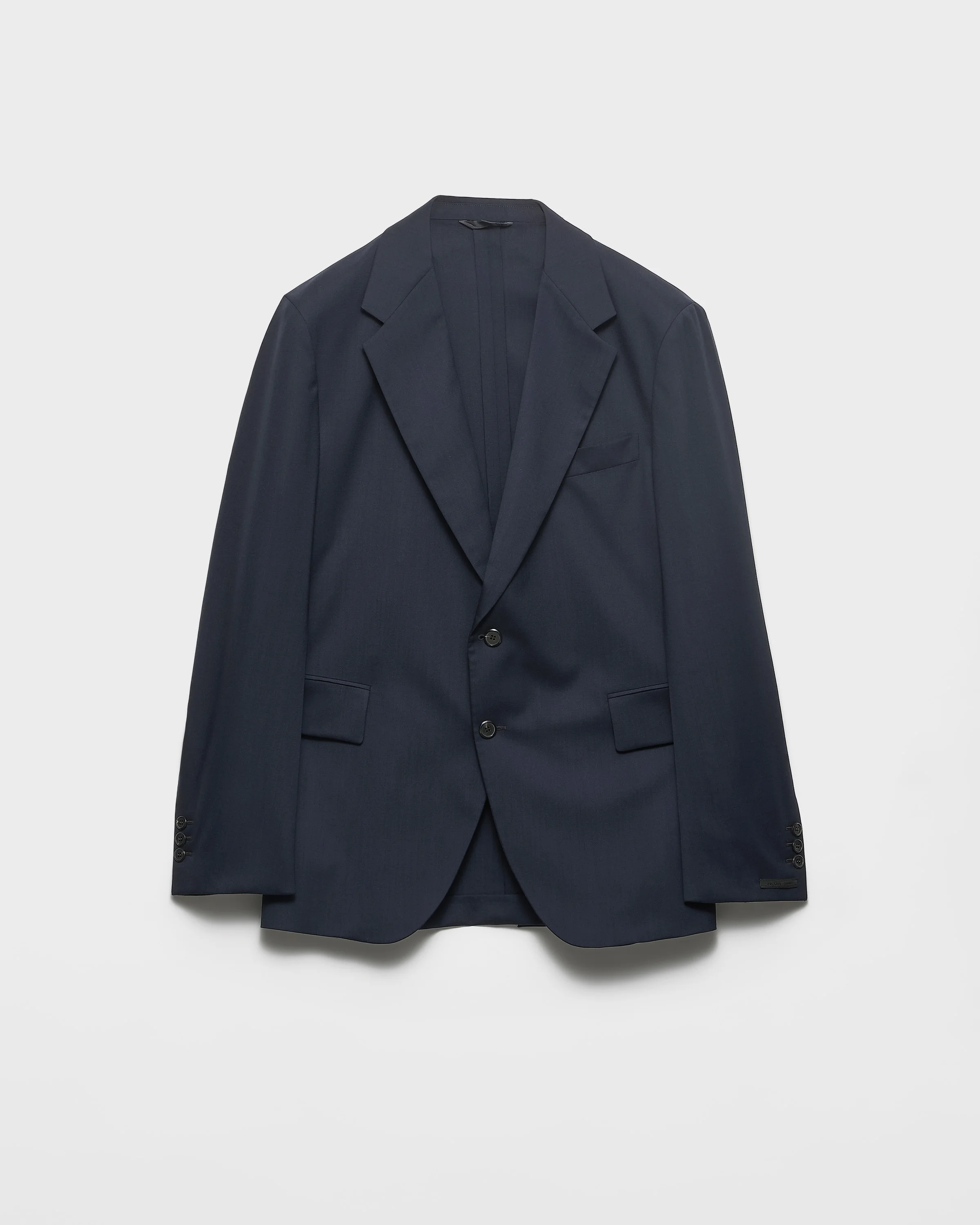 Single-breasted cashmere jacket - 1