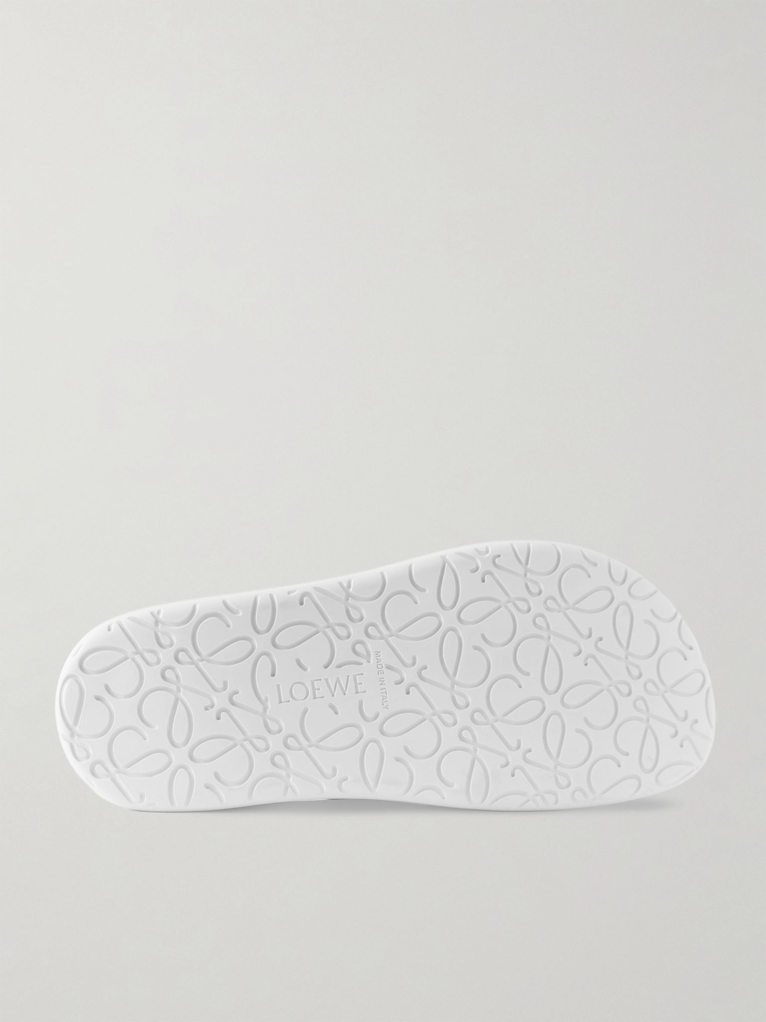 Jambo Logo-Appliquéd Leather Sneakers White - 3