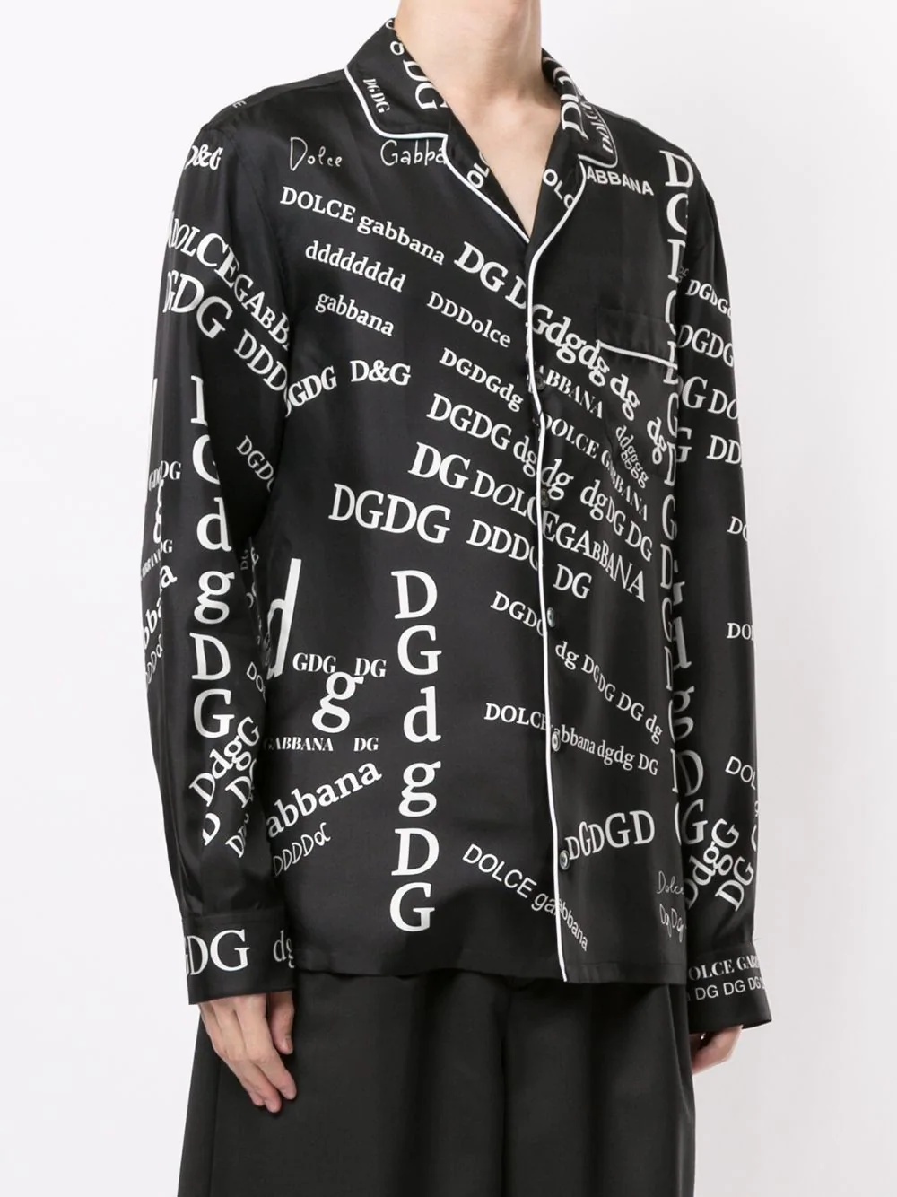 Dadaist logo pyjama shirt - 3