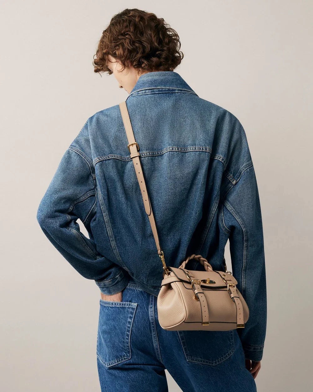 Mulberry Mini Alexa Maple Heavy Grain club21 REVERSIBLE