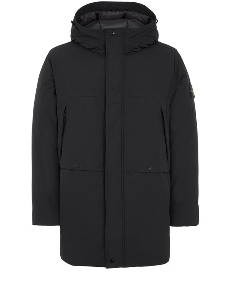 Stone Island 70826 MICRO TWILL DOWN BLACK | REVERSIBLE