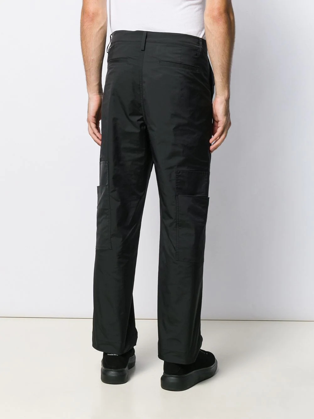 straight cargo trousers - 4