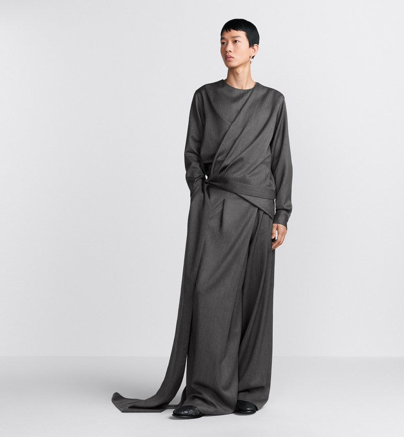 Pants with Scarf Belt 3