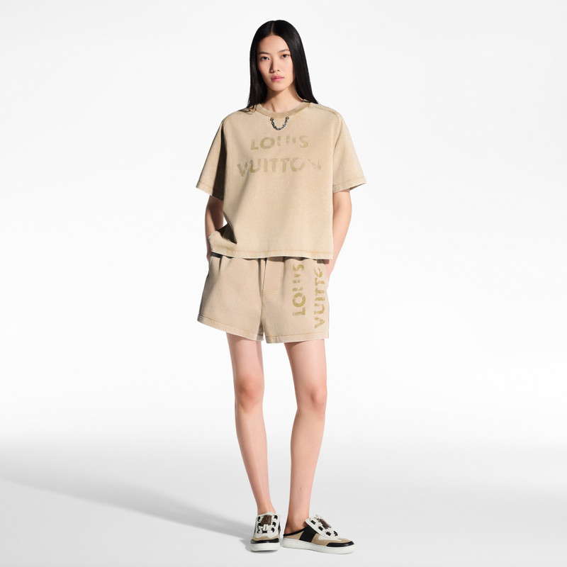 Louis Vuitton Vintage-Effect T-Shirt outlook