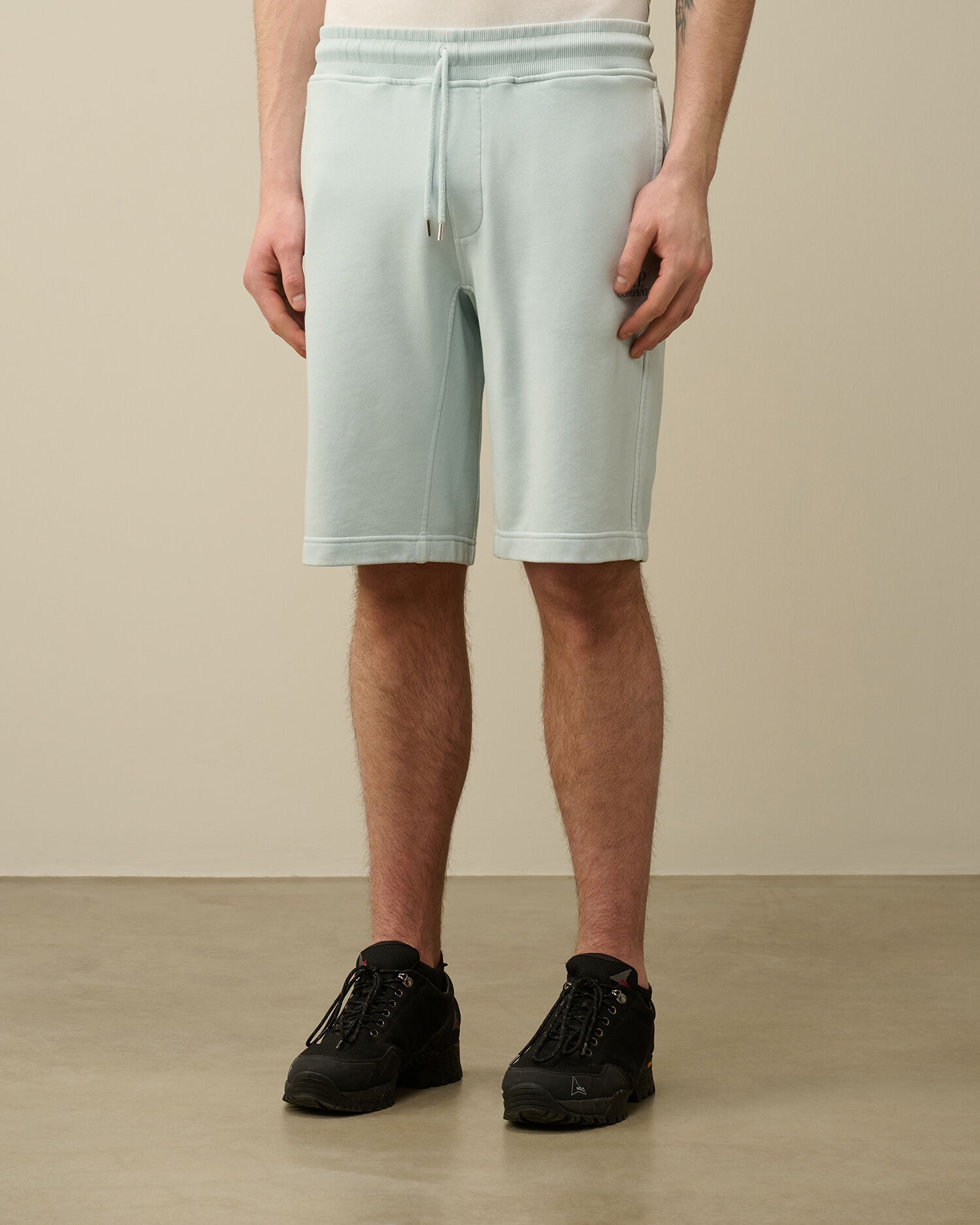 Cotton Diagonal Fleece Shorts - 2