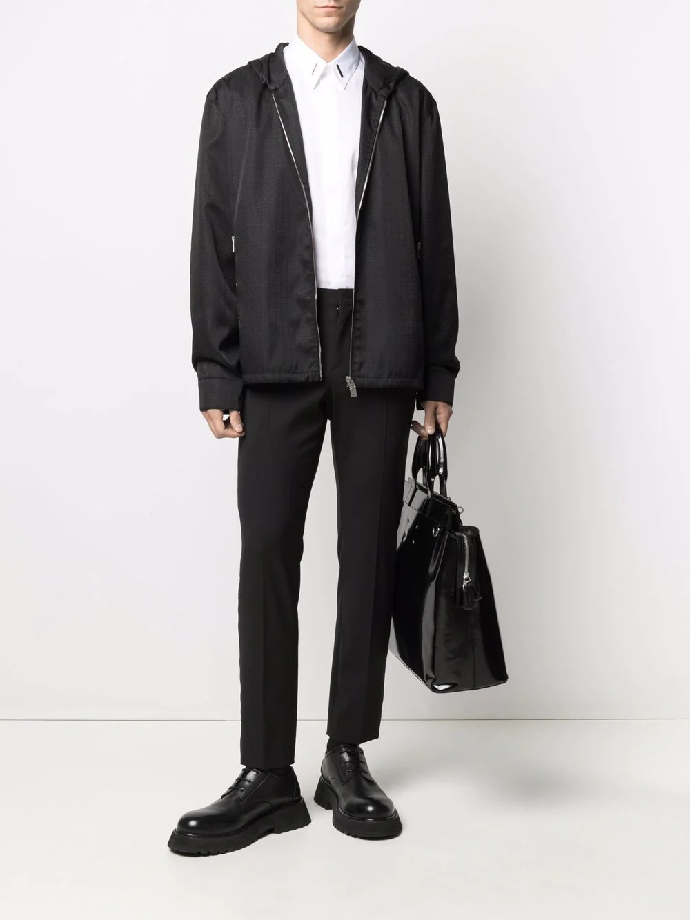 4G jacquard windbreaker jacket - 2