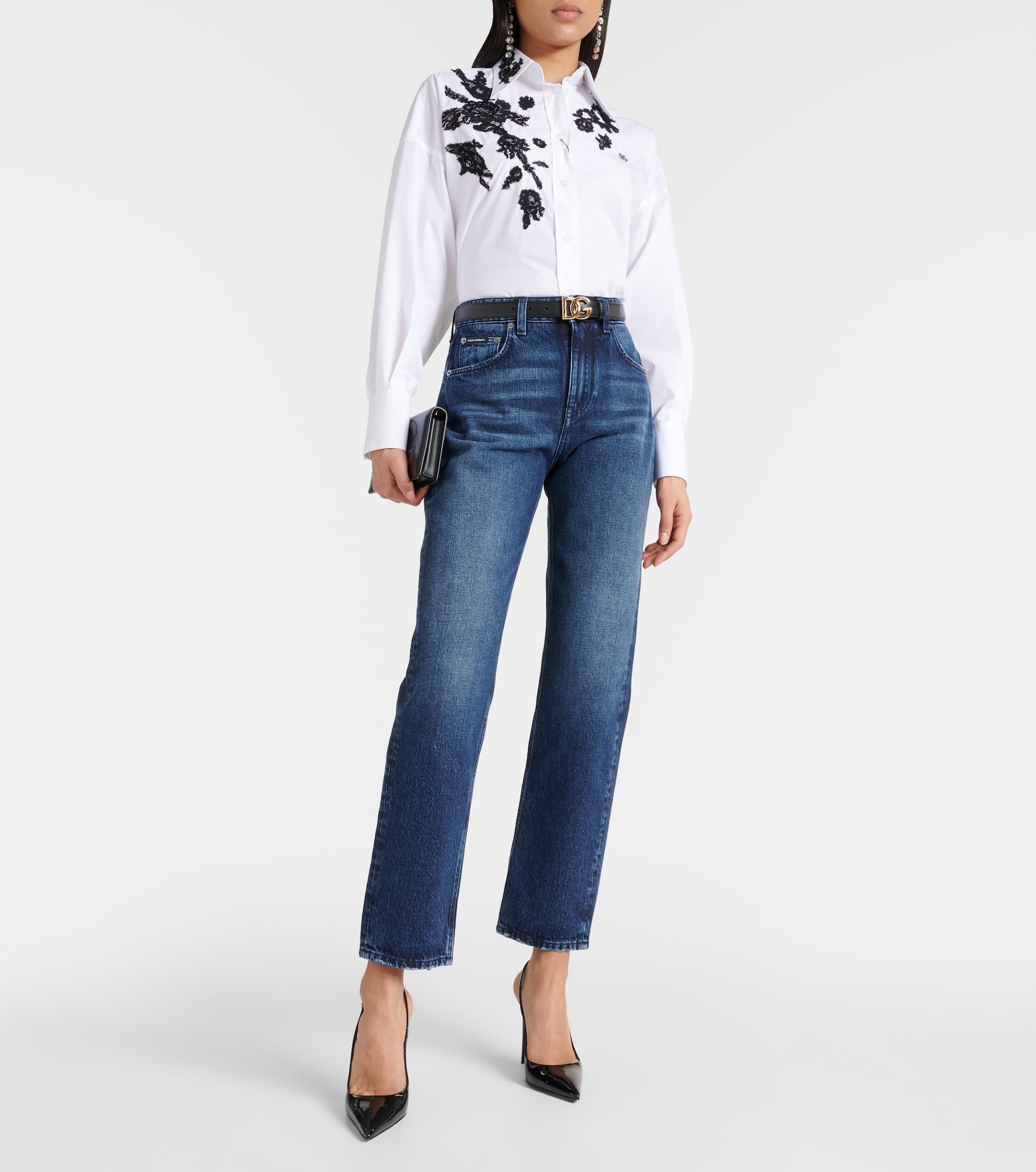 High-rise straight jeans - 2