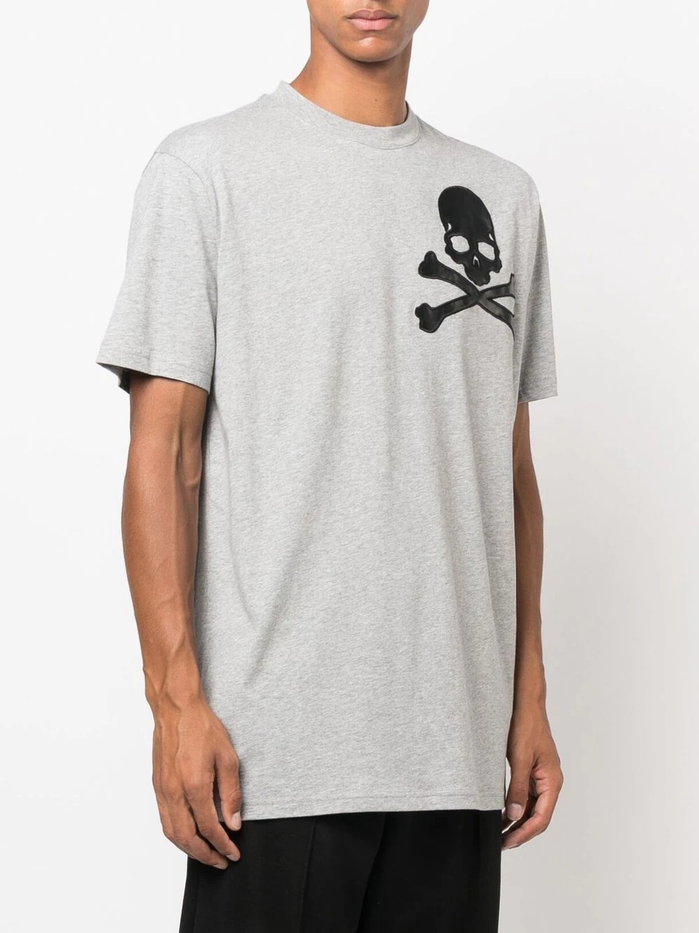 skull-motif cotton T-shirt - 3