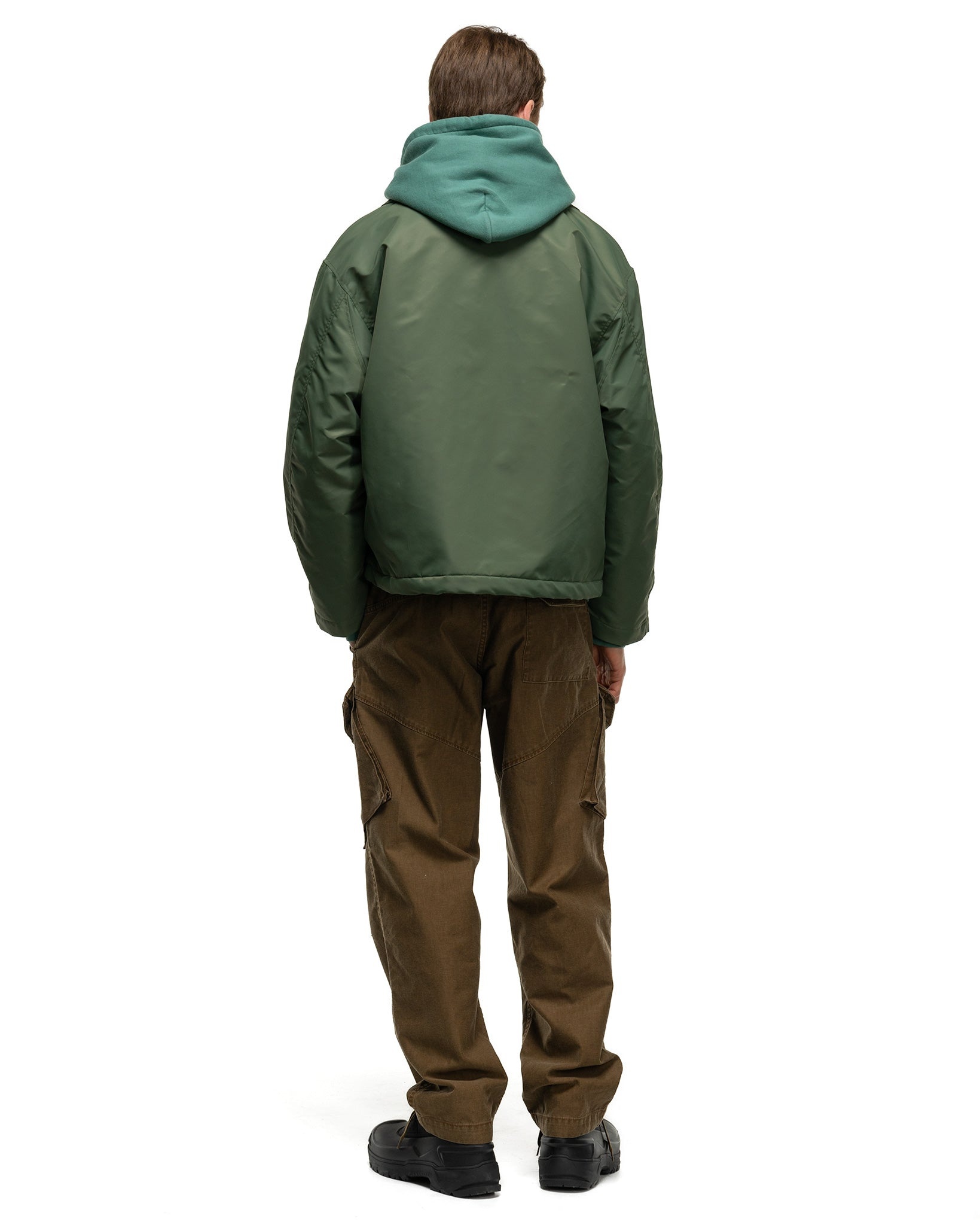 Cav Empt Boa Inner Zip Jacket Green | havenshop | REVERSIBLE