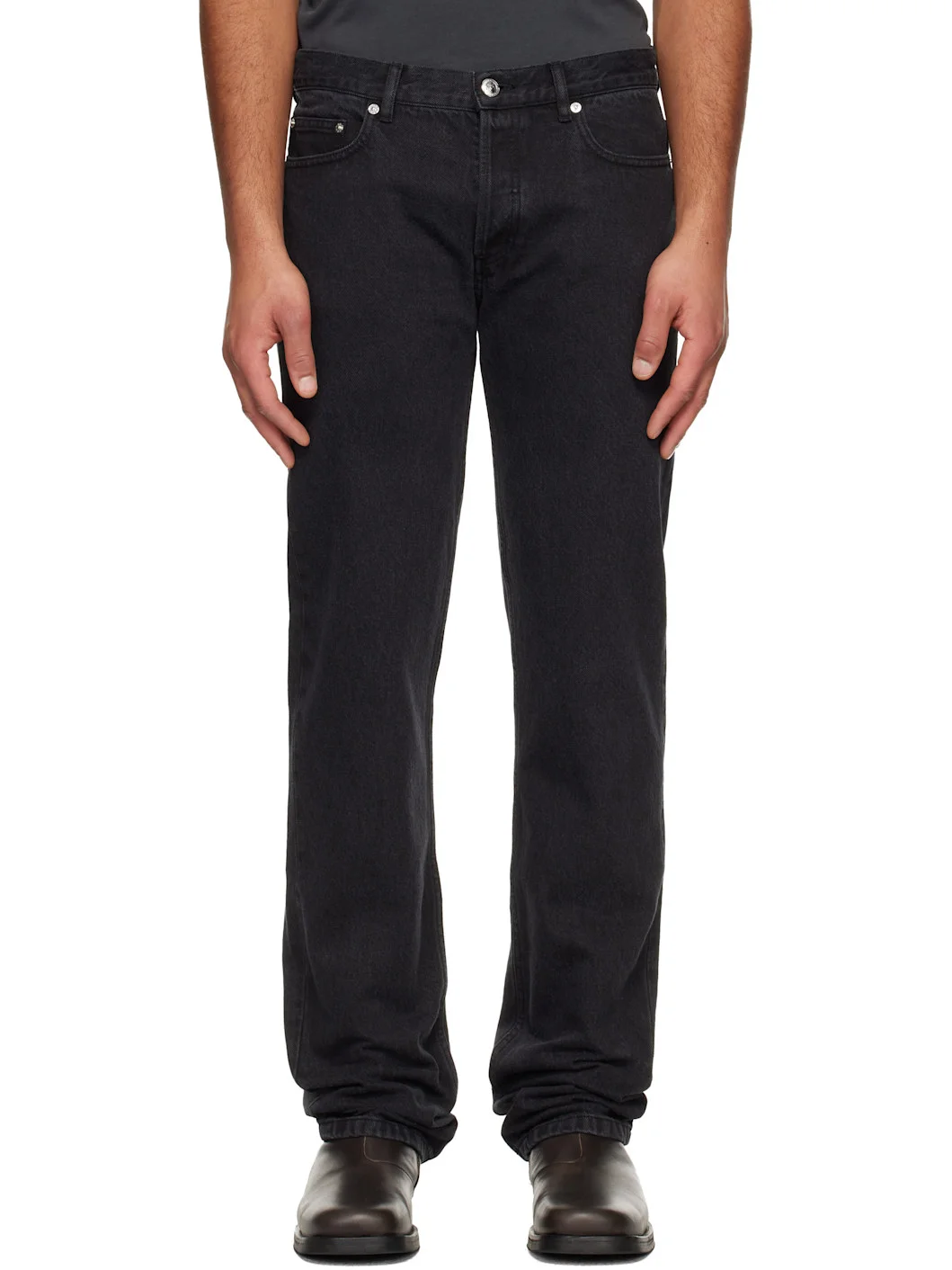 Black New Standard Jeans - 1